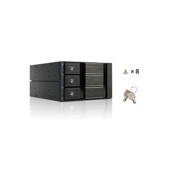 FANTEC BP-SA2131, SAS + SATA Backplane für 3x 3,5" HDD, schwarz
