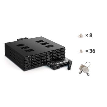 FANTEC MR-SA1082, SAS + SATA 6G Backplane für 8x2,5" HDD/SSD