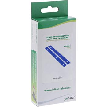 Preview: InLine® Silikon Unterlegschiene, zur Festplatten-Entkopplung (Antivibration)