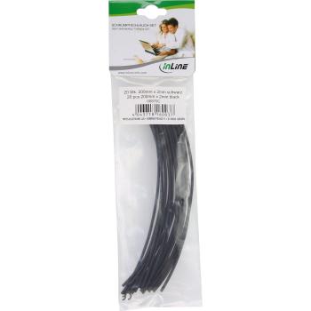 Preview: InLine® Schrumpfschlauch 200mm lang, 2mm > 1mm 20er Pack