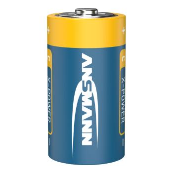 ANSMANN 5015623 Alkaline Batterie Baby C, X-Power, 7500mAh, 2er-Pack