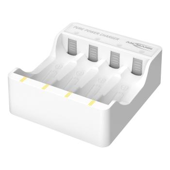 ANSMANN 1001-0181 Ladegerät für 4 "Pure Power" Li-Ion Akkus, USB-C