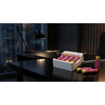 Preview: ANSMANN 1001-0181 Ladegerät für 4 "Pure Power" Li-Ion Akkus, USB-C