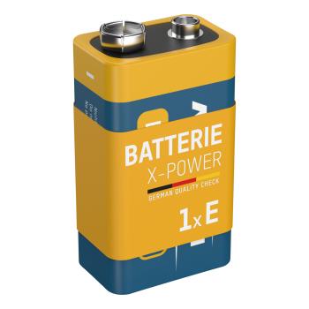 Preview: ANSMANN 5015643 X-Power Alkaline-Batterie, 6LR61, 9V-Block (E)