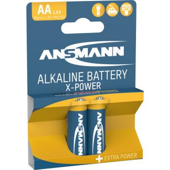 Preview: ANSMANN 5015613 Alkaline Batterie Mignon AA, 2er-Pack