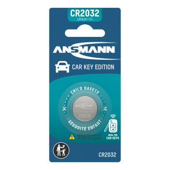 ANSMANN 1516-0264 CR2032 Autoschlüssel Car key Lithium Knopfzelle 1er Blister