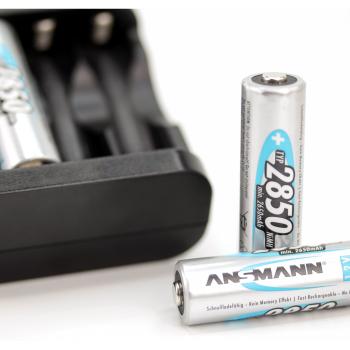 ANSMANN 5035212 NiMH-Akku Mignon AA, 2850mAh, 4er-Pack