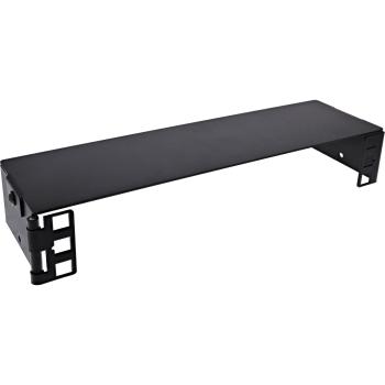 InLine® 10" Mini Rack zur Wandmontage, 1HE, 7,6cm Tiefe, schwarz