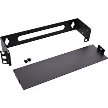 Preview: InLine® 10" Mini Rack zur Wandmontage, 1HE, 7,6cm Tiefe, schwarz