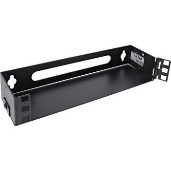 Preview: InLine® 10" Mini Rack zur Wandmontage, 1HE, 7,6cm Tiefe, schwarz
