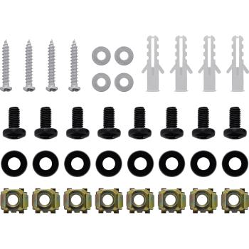 InLine® 10" Mini Rack zur Wandmontage, 2HE, 15,2cm Tiefe, schwarz