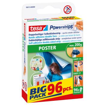 Preview: tesa® Powerstrips, POSTER BIGPACK, weiß