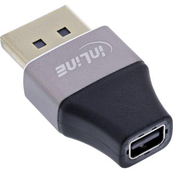 Preview: InLine® DisplayPort 1.4 Adapter, DP Stecker / Mini DP Buchse, 8K UHD