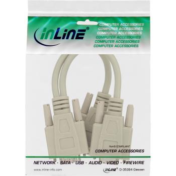 Preview: InLine® VGA Y-Adapterkabel, VGA Stecker auf 2x VGA Buchse