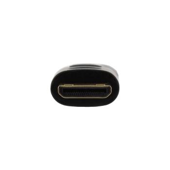 Preview: InLine® HDMI Superslim Kabel A an C, HS mit Eth., Premium, schwarz / gold