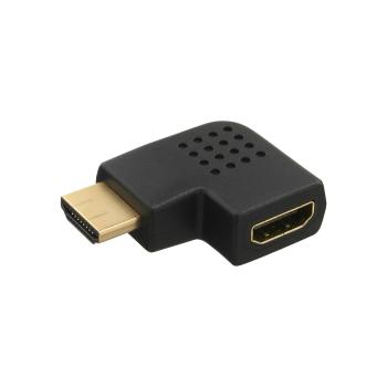 Preview: InLine® HDMI Adapter, Stecker / Buchse, seitlich rechts gewinkelt, 4K2K