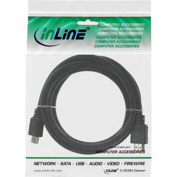 Preview: InLine® HDMI Kabel, HDMI-High Speed, Stecker / Stecker, schwarz