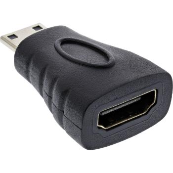 Preview: InLine® HDMI Adapter, HDMI A Buchse auf Mini HDMI C Stecker, 4K/60Hz kompatibel
