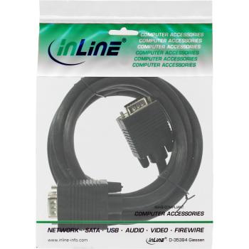 Preview: InLine® S-VGA Kabel, 15pol HD Stecker / Stecker