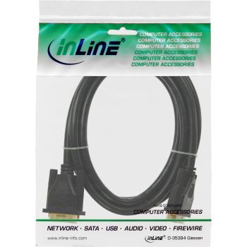 Preview: InLine® DVI-D Anschlusskabel Premium, digital 24+1 ST / ST, Dual Link