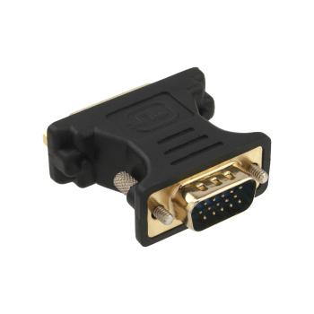 Preview: InLine® DVI-A Adapter, Analog 24+5 Buchse auf 15pol HD Stecker (VGA), vergoldet