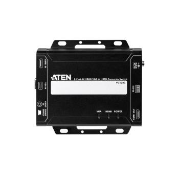 Preview: ATEN VC1280 2-Port 4K HDMI/VGA auf HDMI Konverter Switch