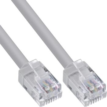 InLine® Modular-Rundkabel RJ12, Stecker / Stecker, 6adrig, 6P6C, 3m