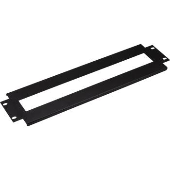 Preview: InLine® 19" Schutzschalterleiste 3HE, mit tiefenverstellbarer Hutschiene