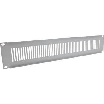 Preview: InLine® 19" Blindplatte perforiert, 1HE, RAL 7035 grau