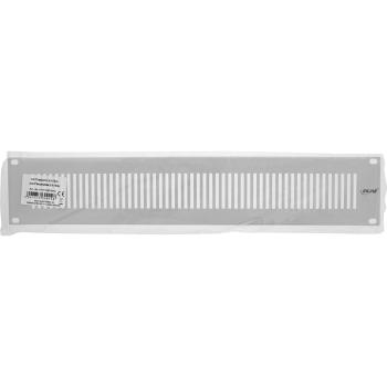 Preview: InLine® 19" Blindplatte perforiert, 1HE, RAL 7035 grau