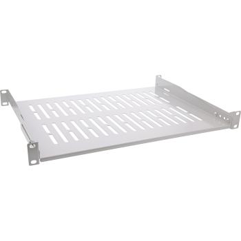 Preview: InLine® 19" Fachboden, 350mm, 50kg, 1HE, RAL 7035 grau