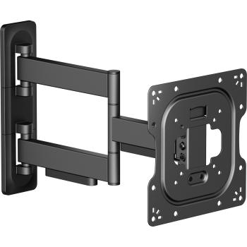 InLine® Full-Motion TV Wandhalterung, 23–43 Zoll, bis 35 kg, schwarz