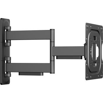 Preview: InLine® Full-Motion TV Wandhalterung, 23–43 Zoll, bis 35 kg, schwarz