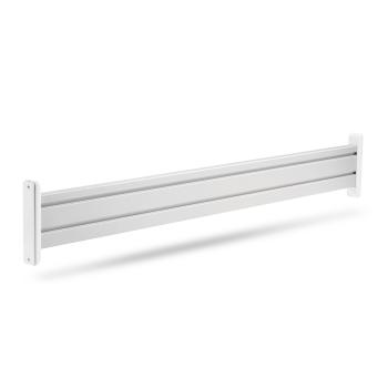 InLine® Slatwall Panel Aluminium, für Tischhalterung, 1m