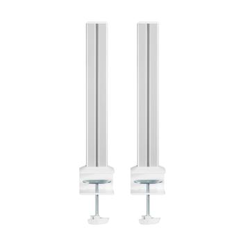 Preview: InLine® Slatwall Befestigungssäulen Aluminium, für Tischhalterung Panel, 2er Set