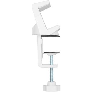 Preview: InLine® Tischklemme für Steckdosenleiste, Schraubklemme, weiß