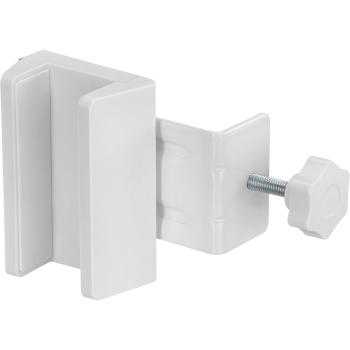 Preview: InLine® Tischbein-Klemme für Steckdosenleiste, Schraubklemme, weiß