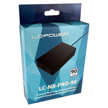 Preview: LC-Power LC-NB-PRO-90, Universal Netzteil für Notebooks, 90W