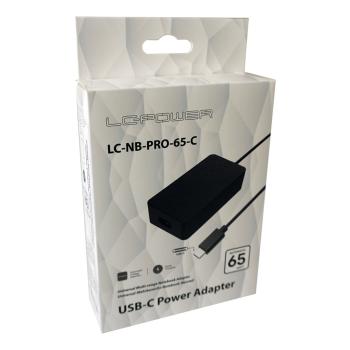 Preview: LC-Power LC-NB-PRO-65-C, USB-C-Notebook-Netzteil 65W