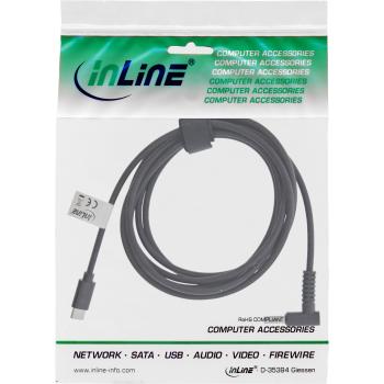 Preview: InLine® USB-C zu HP Notebook (rund/klein) Ladekabel, 2m