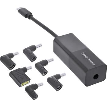 Preview: InLine® Notebook Netzteil zu USB-C 7-in-1 Lade-Set