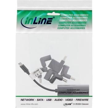 Preview: InLine® Notebook Netzteil zu USB-C 7-in-1 Lade-Set