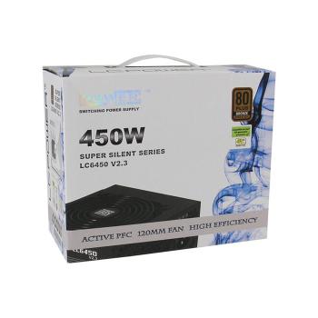 Preview: LC-Power LC6450 V2.3, ATX-Netzteil Super-Silent-Serie, 450W, 80 PLUS Bronze