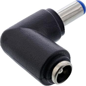Preview: InLine® DC Adapter, 5,5x2,1mm DC Hohlstecker Stecker / Buchse gewinkelt