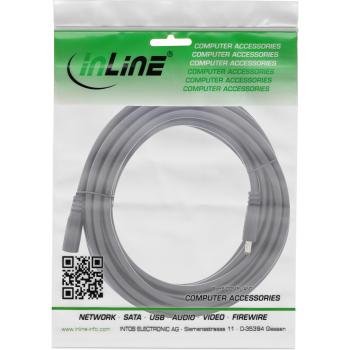 Preview: InLine® DC Verlängerungskabel, DC Stecker/Buchse 4,0x1,7mm, AWG 18, schwarz 3m