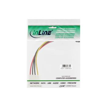 Preview: InLine® SATA Stromadap.-Kab, 1x 13,34cm (5,25") BU/15pol SATA ST, nach o. abgew.