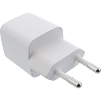 Preview: InLine® USB Netzteil, GaN Ladegerät Single USB-C, 33W, weiß