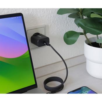 Preview: InLine® USB PD Netzteil, GaN Ladegerät, Single USB-C, Power Delivery, 65W