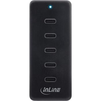 Preview: InLine® 5-Port USB-C PowerHub, Ladegerät-Erweiterung, max. 100W