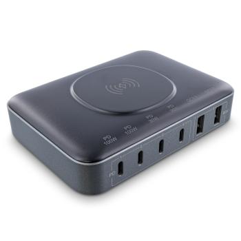 InLine® Qi Powerstation Multiport, Netzteil, Ladegerät, Wireless charging